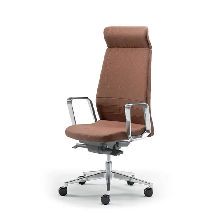 Sokoa Chaise De Bureau|Fauteuil De Bureau*Eden 02 Fauteuil de direction en tissu avec têtière made in France