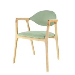 Dasras Chaise De Salle à Manger|Chaise Salon*Eden Fauteuil design en bois massif et tissu