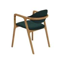 Dasras Chaise De Salle à Manger|Chaise Salon*Eden Fauteuil design en bois massif et tissu