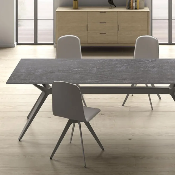 Cancio Table De Salle à Manger*Eiffel Table à manger moderne en Dekton