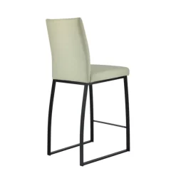 Perfecta Tabouret Snack (assise +/- 65 Cm)|Tabouret De Bar (assise +/- 80 Cm)*Elite Tabouret snack rembourré en simili et métal