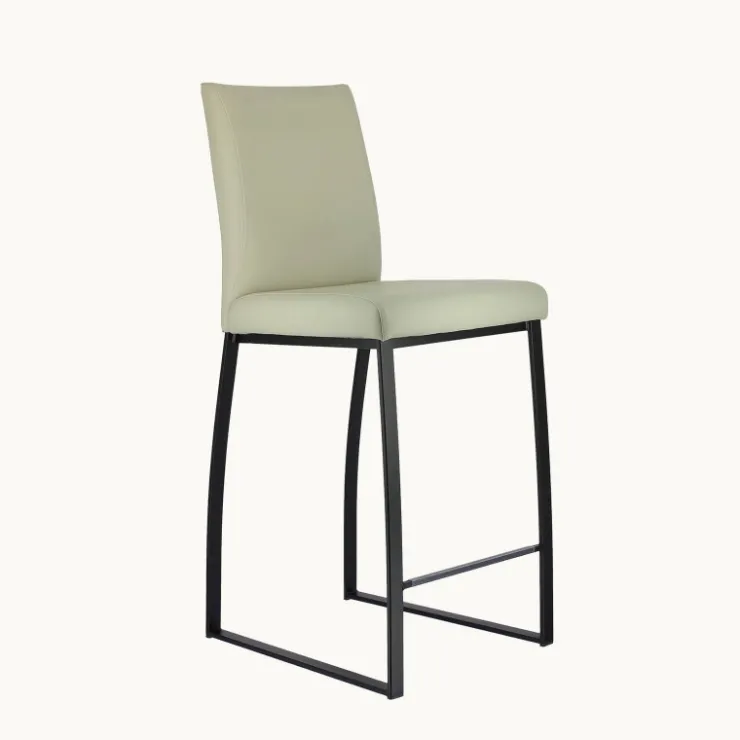 Perfecta Tabouret Snack (assise +/- 65 Cm)|Tabouret De Bar (assise +/- 80 Cm)*Elite Tabouret snack rembourré en simili et métal