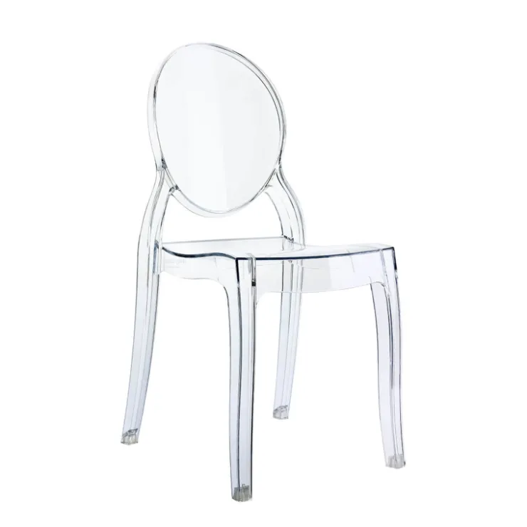 Chaise De Salle à Manger*Elizabeth Chaise enfant transparente médaillon