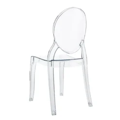Chaise De Salle à Manger*Elizabeth Chaise enfant transparente médaillon