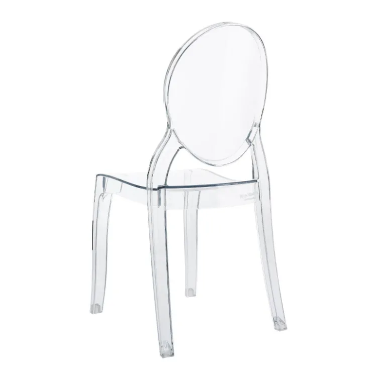 Chaise De Salle à Manger*Elizabeth Chaise enfant transparente médaillon
