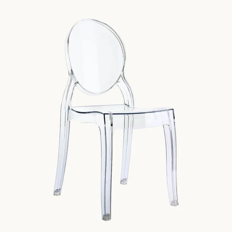 Chaise De Salle à Manger*Elizabeth Chaise enfant transparente médaillon