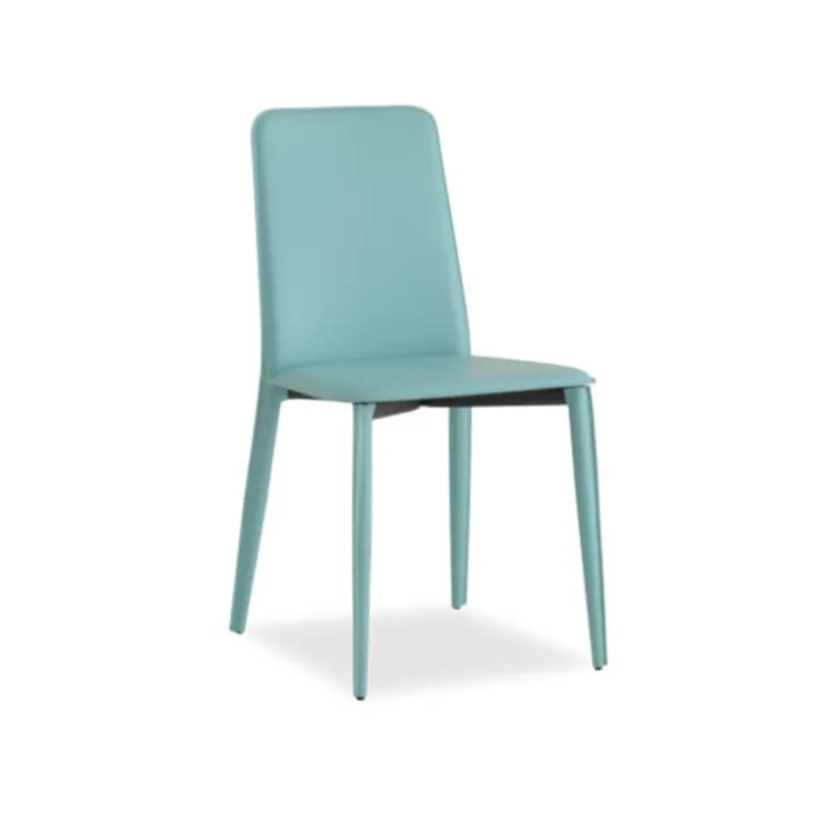Airnova Chaise De Salle à Manger*Ely 2 Chaise de salle à manger en croûte de cuir avec pieds gainés