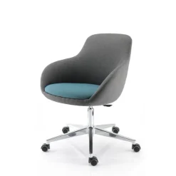 Sokoa Chaise De Salle à Manger|Chaise De Bureau*Eneka 02 Fauteuil relax réglable et pivotant avec roulettes made in France