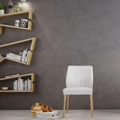 Mobitec Chaise De Salle à Manger|Chaise Salon*Enora ® Chaise cocooning en tissu et pieds en bois