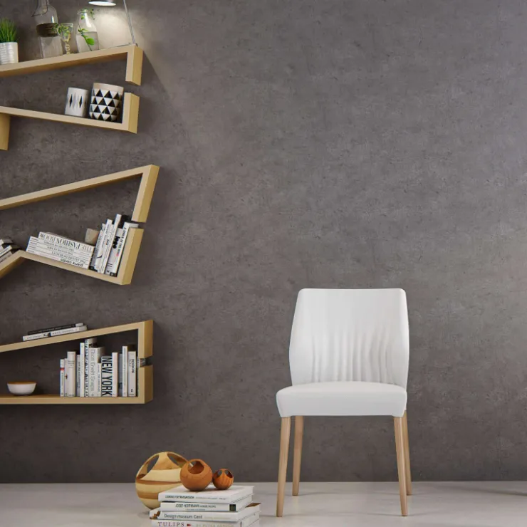 Mobitec Chaise De Salle à Manger|Chaise Salon*Enora ® Chaise cocooning en tissu et pieds en bois