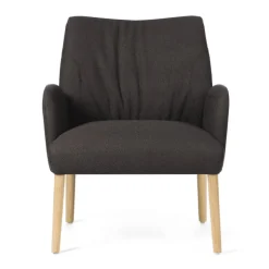 Mobitec Chaise De Salle à Manger|Chaise Salon*Enora ® Fauteuil cocooning en tissu et pieds en bois