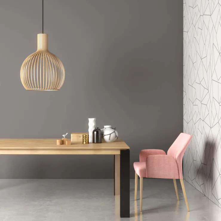 Mobitec Chaise De Salle à Manger|Chaise Salon*Enora® Fauteuil cocooning en tissu et pieds en bois