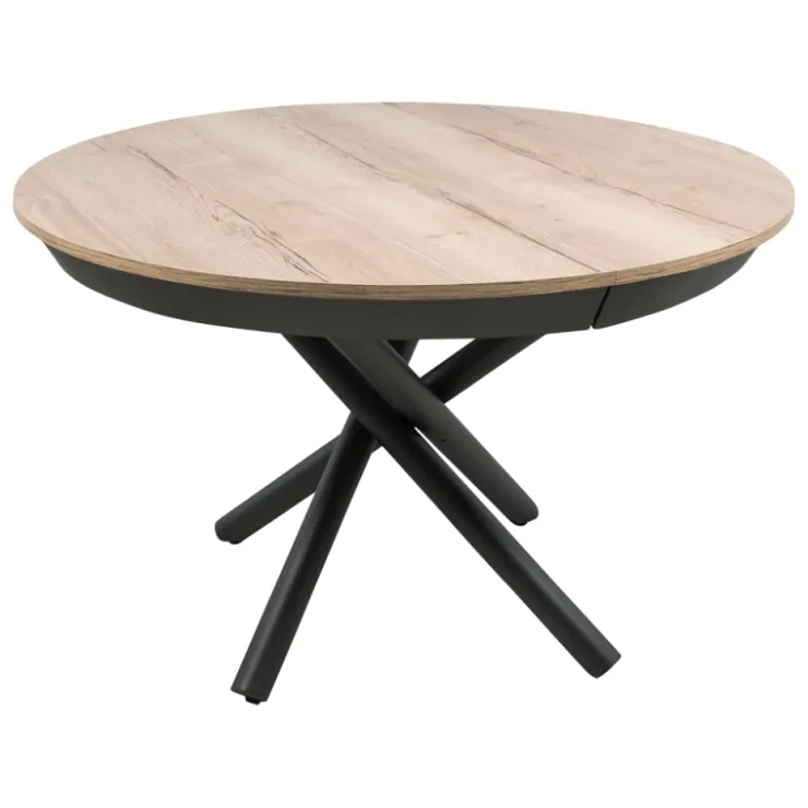 Altacom Table De Salle à Manger*Fahrenheit Table ronde extensible design en mélaminé et pied mikado