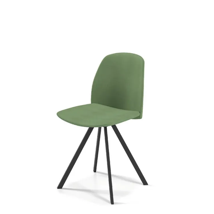 Perfecta Chaise De Salle à Manger|Chaise De Bureau*Figaro Chaise moderne pivotante en tissu fabriquée en Belgique