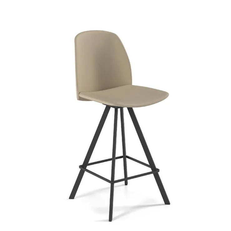 Perfecta Tabouret Snack (assise +/- 65 Cm)|Tabouret De Bar (assise +/- 80 Cm)*Figaro Tabouret snack en simili pivotant moderne fabrication belge