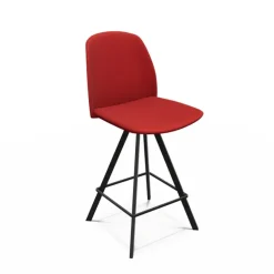 Perfecta Tabouret Snack (assise +/- 65 Cm)|Tabouret De Bar (assise +/- 80 Cm)*Figaro Tabouret snack pivotant en tissu de fabrication belge