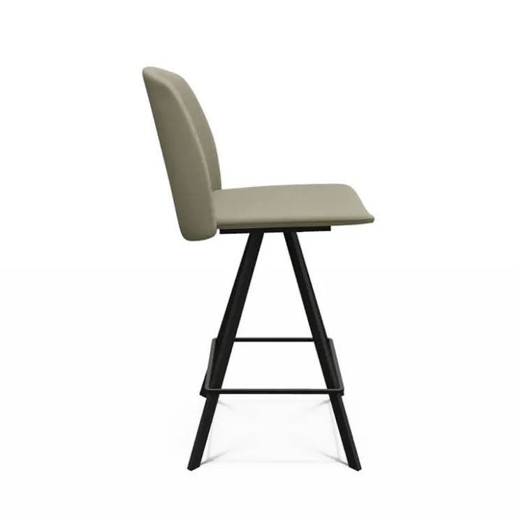 Perfecta Tabouret Snack (assise +/- 65 Cm)|Tabouret De Bar (assise +/- 80 Cm)*Fiona Tabouret snack moderne en tissu fabriqué en Belgique