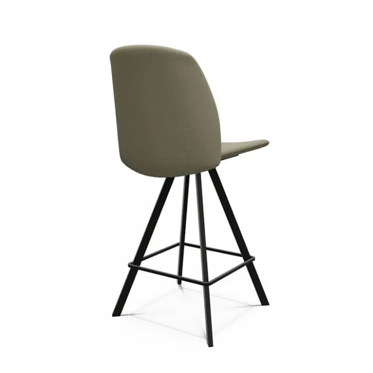 Perfecta Tabouret Snack (assise +/- 65 Cm)|Tabouret De Bar (assise +/- 80 Cm)*Fiona Tabouret snack moderne en tissu fabriqué en Belgique