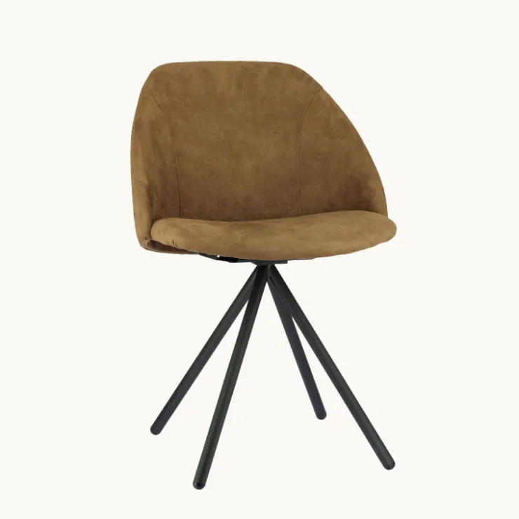 Perfecta Chaise De Salle à Manger|Chaise Salon*Fixie Chaise tendance en tissu et pieds en métal
