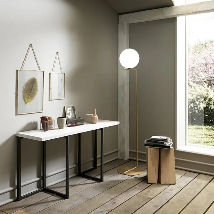 Altacom Table Pour Petit Espace*Flap Table console extensible en mélaminé