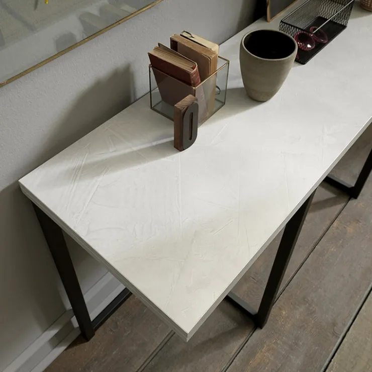 Altacom Table Pour Petit Espace*Flap Table console extensible en mélaminé