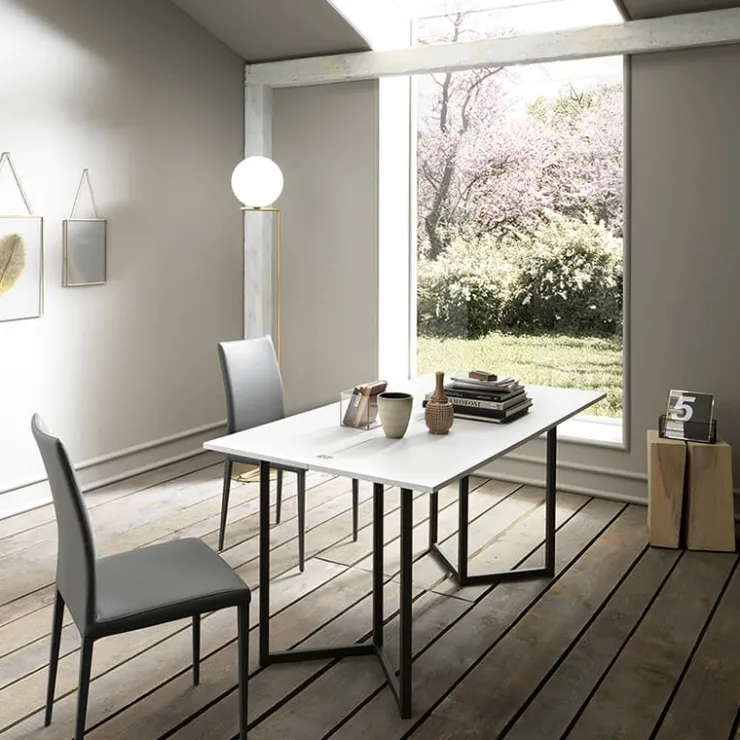 Altacom Table Pour Petit Espace*Flap Table console extensible en mélaminé