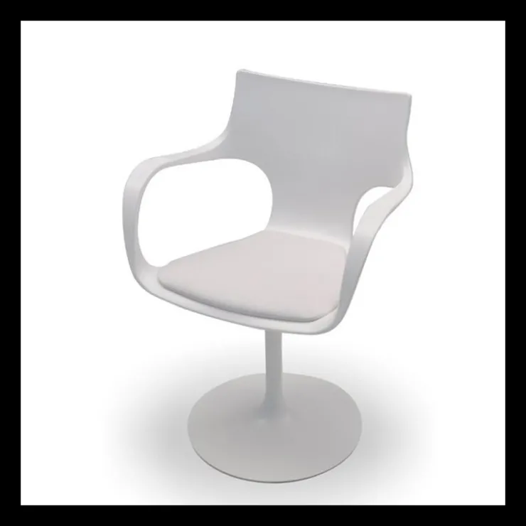 Sovet Italia Chaise De Cuisine|Chaise De Salle à Manger*Flûte Sovet® Chaise design pivotante avec accoudoirs