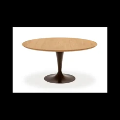 Sovet Italia Table De Salle à Manger*Flûte Sovet® Table ronde design plateau bois