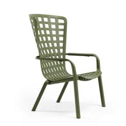 Chaise De Jardin|Fauteuil De Jardin*Folio Fauteuil de jardin réglable et empilable en polypropylène design