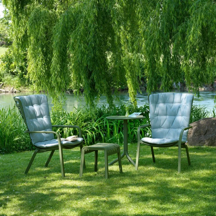 Chaise De Jardin|Fauteuil De Jardin*Folio Fauteuil de jardin réglable et empilable en polypropylène design