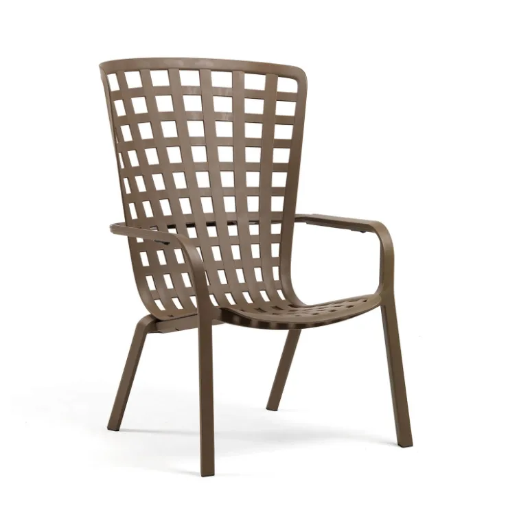 Chaise De Jardin|Fauteuil De Jardin*Folio Fauteuil de jardin réglable et empilable en polypropylène design