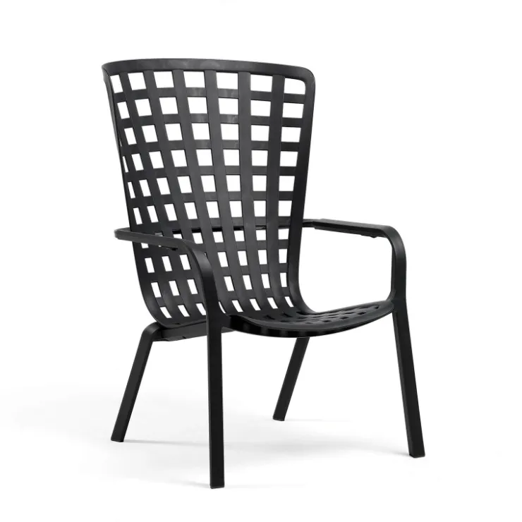 Chaise De Jardin|Fauteuil De Jardin*Folio Fauteuil de jardin réglable et empilable en polypropylène design