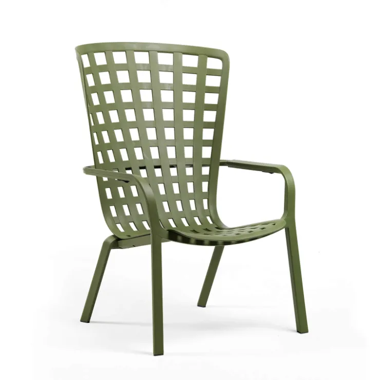 Chaise De Jardin|Fauteuil De Jardin*Folio Fauteuil de jardin réglable et empilable en polypropylène design