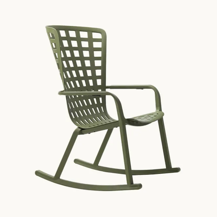 Fauteuil De Salon*Folio Rocking chair design réglable en polypropylène