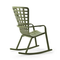 Fauteuil De Salon*Folio Rocking chair design réglable en polypropylène