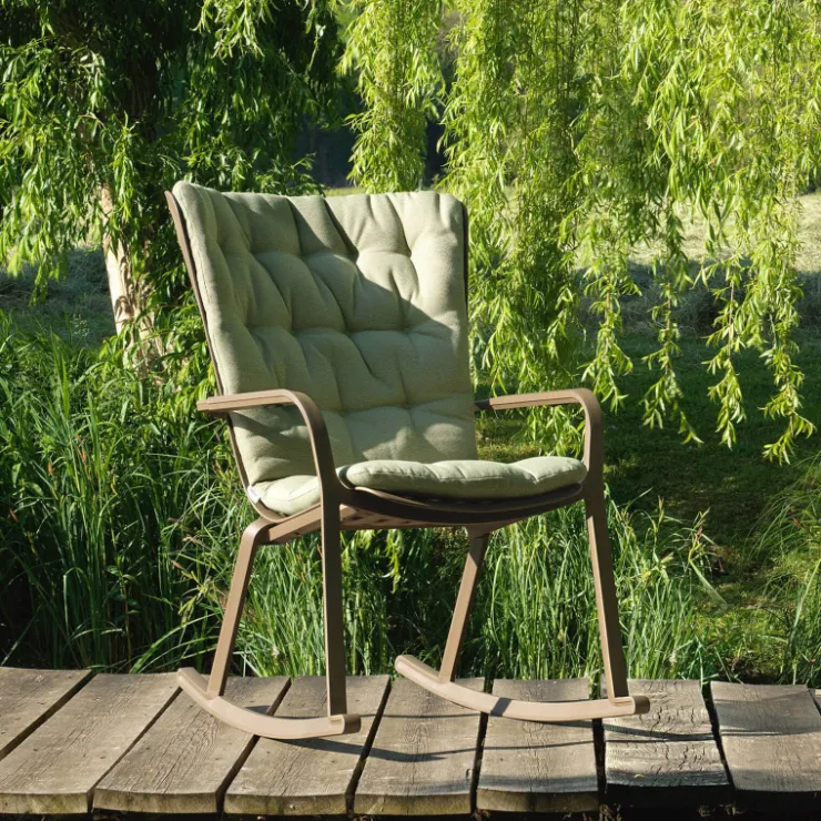 Chaise De Jardin|Fauteuil De Jardin*Folio Rocking chair design extérieur réglable en polypropylène