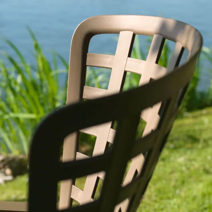 Chaise De Jardin|Fauteuil De Jardin*Folio Rocking chair design extérieur réglable en polypropylène