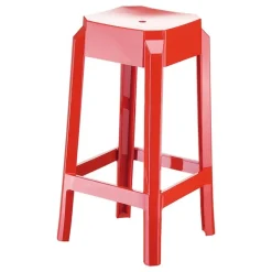 Tabouret Snack (assise +/- 65 Cm)|Tabouret De Bar (assise +/- 80 Cm)*Fox Tabouret snack moderne en plexi hauteur 65 cm