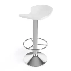 Tabouret De Bar (assise +/- 80 Cm)*Free Tabouret bar pivotant italien en technopolymère et métal chromé