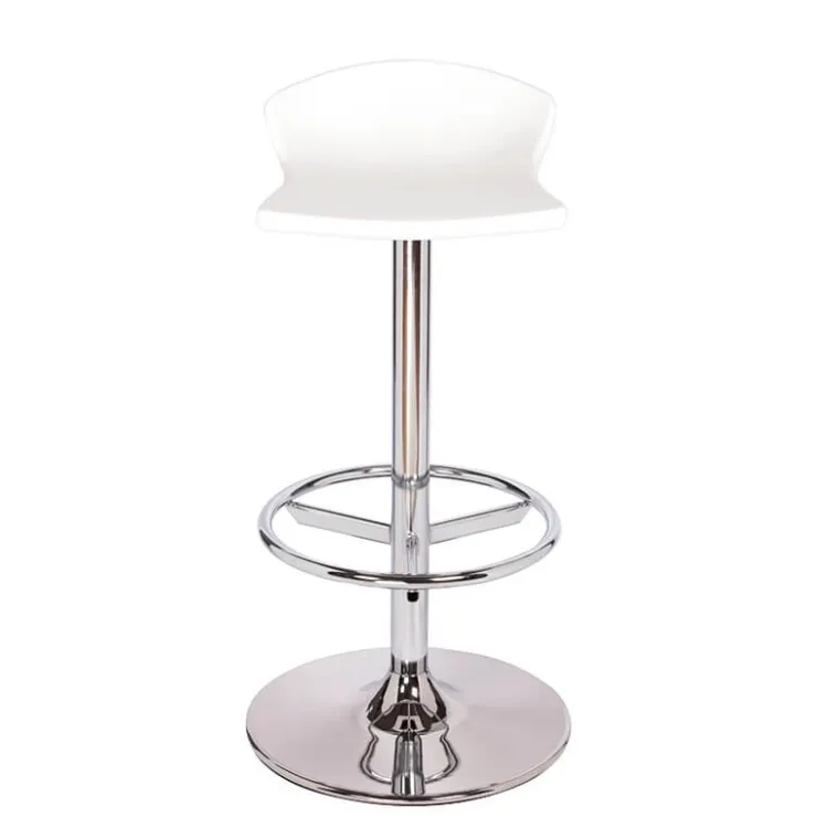 Tabouret De Bar (assise +/- 80 Cm)*Free Tabouret bar pivotant italien en technopolymère et métal chromé