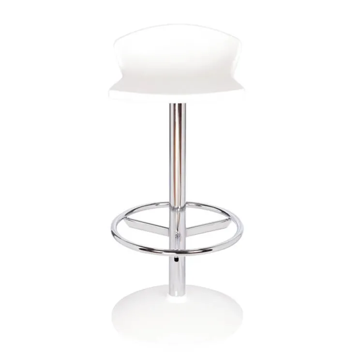Tabouret De Bar (assise +/- 80 Cm)*Free Tabouret bar pivotant italien en technopolymère et métal chromé