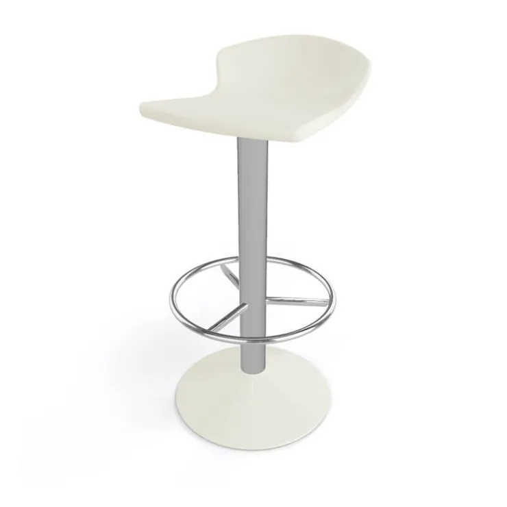 Tabouret De Bar (assise +/- 80 Cm)*Free Tabouret bar pivotant italien en technopolymère et métal chromé