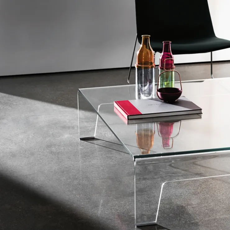 Sovet Italia Table De Salon*Frog Sovet® Table basse design rectangulaire en verre