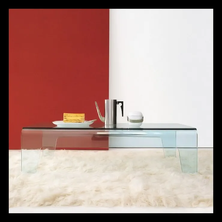 Sovet Italia Table De Salon*Frog Sovet® Table basse design rectangulaire en verre