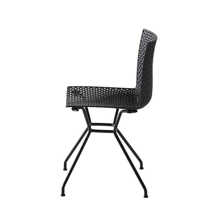 Chaise Pour Chambre|Chaise De Cuisine*Fuller TC Chaise design italien microperforée avec pieds en métal