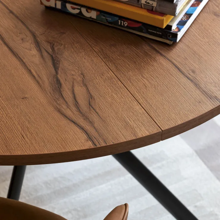 Table De Cuisine*Giove Connubia® Table ronde extensible en mélaminé