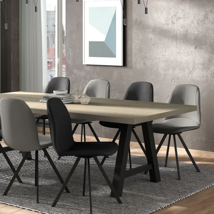 Perfecta Chaise Pour Chambre|Chaise De Cuisine*Girona Chaise moderne coque pivotante en simili