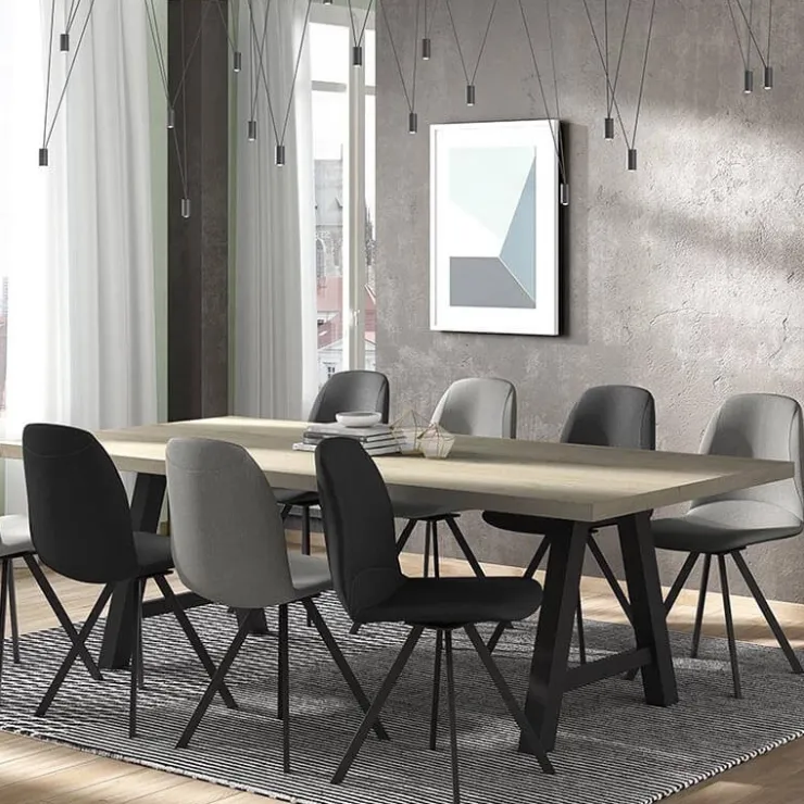 Perfecta Chaise De Salle à Manger|Chaise De Bureau*Girona Chaise pivotante en tissu