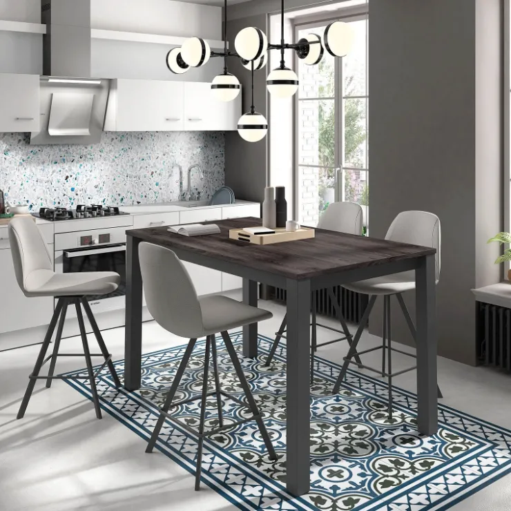 Perfecta Tabouret Snack (assise +/- 65 Cm)|Tabouret De Bar (assise +/- 80 Cm)*Girona Tabouret snack pivotant moderne en simili