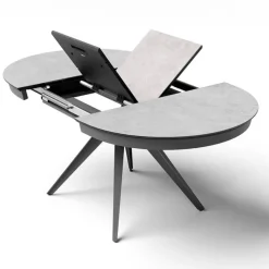 Cancio Table De Cuisine|Table De Salle à Manger*Globo Table ovale moderne extensible en Dekton